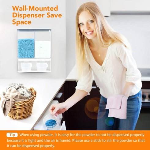 Conworld Laundry Detergent Dispenser, Scent Booster Beads Dispenser for Laundry Room Organization, Suitable for Beads