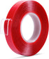 Heavy Duty Double Sided Tape - 1/2" x 10' Transparent Strong Adhesive Removable Mounting Tape for Home Decor