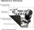Juoqg It's Called Trash Can Not Trash Cannot Rectangular Mouse Pad, Funny Raccoon Mouse Pads for Desk, Raccoon Lover