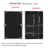 LeMotech Project Box ABS Plastic Junction Box IP65 Waterproof Universal Electrical Enclosure Black 8.9X 5.7X 3.1 inch