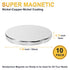 UCINNOVATE Neodymium Disc Magnets, 1.26 Inch Rare Earth Magnets with Adhesive Backing, 10 Pcs for DIY Projects