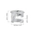 Cam Lock Nut for Furniture, 8pcs 12x10mm Joint Connector Locking Nuts Furniture Connecting Cam Fittings