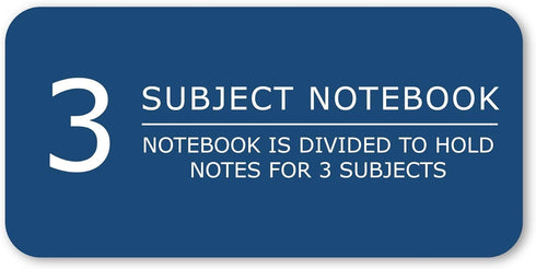 Roaring Spring 3 Subject Spiral Notebook, College Ruled, 120 Sheets, Double Pockets, 11" x 9", Assorted Colors