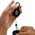 Super Heavy Duty Sidekick Retractable Badge and Key Reel - Carabiner Clip with Three Card ID Badge Holder