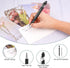 AUAUY 12 PCS Snarky Office Ballpoint Pens Set, 1 mm Black Ink, 12 Replacement Refills, 2 in 1 Stylus Pen, Funny Pens