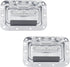 2PCS Spring Loaded Pull Handle, Heavy Duty Furniture Hardware for Box Chest Cabinet with Rubber Grip