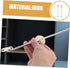 6pcs ORFOFE Cabinet Door Hinges Rod Design for Furniture Flexible Support Mechanism for Easy Operation Suitable