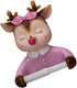 Cabilock Wall-Mounted Cartoon Toilet Paper Holder, Lovely Deer Roll Paper Shelf, Decorative