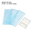 uxcell 2Pcs Detachable Polypropylene Test Tube Holder Rack, 50 Hole for 13-16mm Tubes Light Blue