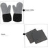 Set Cabilock Flexible Kitchen Mitts Mat Silicone Placemat Safe Handling of Hot Items Nesting Glove