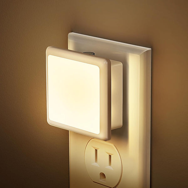 JandCase Night Lights Plug into Wall 2 Pack, Plug in Night Light