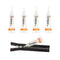 FXBSQF 4 Pack Snap & Zipper Lubricant Waterproof Zipper Lube for Metal and