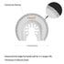 6Pcs Oscillating Tool Blades, Diamond Carbide Multi Tool Blades for Grout Removal and Soft Tile Cutting