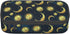 Moon Sun and Stars Pencil Case Bag, Gold Celestial Bodies Boho Style Pen Holder for Kids, Students, Desk Organizer
