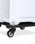 1.5in M8x25 8) Heavy Duty Swivel Caster with Threaded Bar, Nut Spacer, for Shopping Carts, Workbenches and Furniture