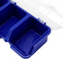 YUENPUN 6 4 Pcs Screw Organizer Box with Lid, Divider Compartments Tool Bin, Plastic Small Part Storage Screw Box
