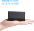 Business Card Holder for Desk, Modern Metal Display Stand, 2 Pack Black Business Card Organizer