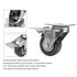 1.5in 304 30kg/66.1lb Silent Casters Locking Stainless Steel Trolleys Loading