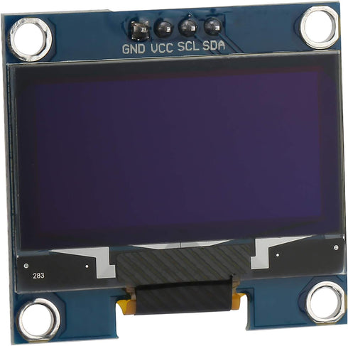 Walfront 1.3 Inch 128X64 I2C MP3 IIC SPI Serial OLED Display Module White Text Color for Function Cellphone Smart