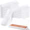 Crtiin 50 Pcs Pencil Boxes Bulk, Plastic Clear Pencil Case for School Supplies Organization (7.17 x 2.36 x 0.94 Inch)