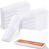Crtiin 50 Pcs Pencil Boxes Bulk, Plastic Clear Pencil Case for School Supplies Organization (7.17 x 2.36 x 0.94 Inch)