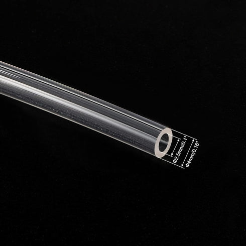 Pneumatic Tubing - Polyurethane Air Compressor Hose Pipe, 4mm OD 2.5mm ID, 10Ft, Clear
