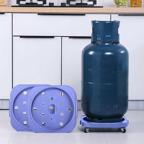 Generic 5 4 5-Gallon Gallon Water Bottle Jug Caddy with Rolling Swivel Casters Wheels, Heavy-Duty Bucket & Plant Stand