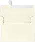 LUXPaper A7 Invitation Envelopes, Peel & Press, 5 1/4" x 7 1/4", Natural, 80lb Text, 50 Qty