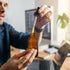 24 Pack 4oz Amber Glass Bottles with Glass Eye Droppers for Essential Oils, Lab Chemicals & More
