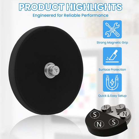 YCQDDA 15.6 Inch, Magnet Mount Compatible with Skylight Calendar Works with Original Part C Mounting Plate, No Drill