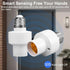 Generic E26/E27 Motion Sensor Light Socket Adapter, Screw-in Light Sensor Sockets for Automatic Control On/Off, Auto