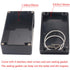 Project Box IP65 Waterproof Junction Box - Black ABS Plastic Electrical Case, DIY Project Enclosure 6.22x3.54x2.36 inch