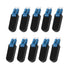 10 Pcs LC Loopback Adapter Tester, Singlemode UPC LC Plug Standard Duplex Connector for Testing Applications