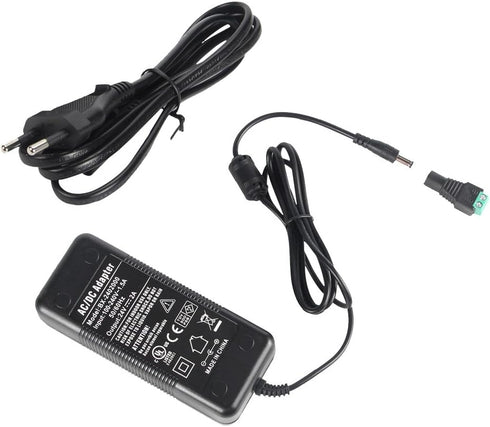 Signcomplex 24V 2A 48W 24V 5.5x2.1mm Power AC Adapter Transformers, Switching Power Supply for LED Strip, Household