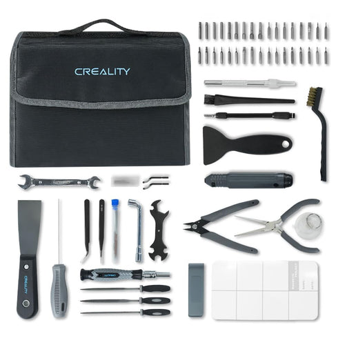 Creality 3D Printer Tool Kit, 74 Pcs Accessories for 3D Printer, Includes Nozzle Cleaners, Screwdrivers, Storage Bag