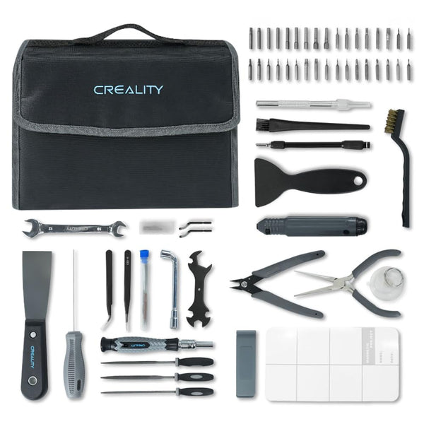 Creality 3D Printer Tool Kit, 74 Pcs Accessories for 3D Printer, Includes Nozzle Cleaners, Screwdrivers, Storage Bag