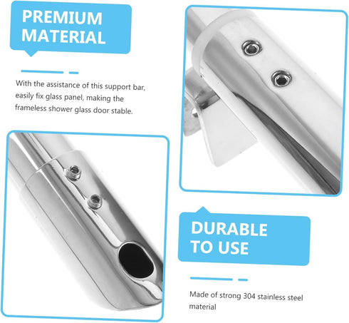 Stainless Steel Shower Glass Support Brackets