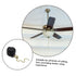 OSALADI Ceiling Fan Pull Switch for Wall Sconce and Light Fixtures