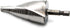 TEMO M35 Cobalt Step Drill Spiral Flute, Two Sizes: 7/8 Inch and 1-1/8 Inch, 1/4 Inch Hex Shank