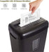 ZUMVIVIN (Pack 6) Paper Shredder Lubricant Sheets | Paper Shredder Oil | Convenient NO Dirty Hands for Home Office