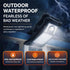 2026 IP65 3 (1pc) LONGLUAN New Solar Clip on Lights Outdoor, Solar Clip Light with Motion Sensor, Waterproof Modes LED