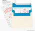 LUXPaper A2 Invitation Envelopes | 50 Qty | Peel & Press | 4 3/8" x 5 3/4" | Pool Blue | 80lb. Text