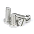 Generic GB65 M1.6 M2 M2.5 M3 M4 M5 M6 35mm x100pcs M5 Stainless Steel Slotted Cap Head Slot Column Round Cheese Head
