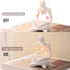 ITOWNKN Reading Sculptures Tulip Lamp,Thinker Statue Figurine Battery Powered Night Light,Modern Abstract Home