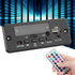 Ejoyous MP3 MP3 2x3W Bluetooth Decoder Board, Decoder Module Digital Display Amplifier Player Module Black Supplies