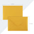 Granhoolm 50 Pack A6 Invitation Envelopes, 4x6 Envelopes for Weddings, Parties, Greeting Cards (Gold)