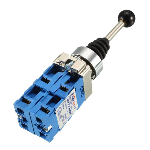 uxcell Joystick Switch Controllers 4 Position 4NO Momentary Type 150V/250V/600V 22mm Panel Mount