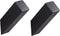 YJ YANJUN Black Towel Hook Set of 2, 304 Stainless Steel Robe Hook for Bathroom, Wall Mounted Coat Hook