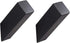 YJ YANJUN Black Towel Hook Set of 2, 304 Stainless Steel Robe Hook for Bathroom, Wall Mounted Coat Hook