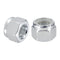 uxcell 50Pcs 3/8"-24 Nylon Insert Hex Lock Nuts, Carbon Steel Self-Locking Stop Nut for Industrial Construction